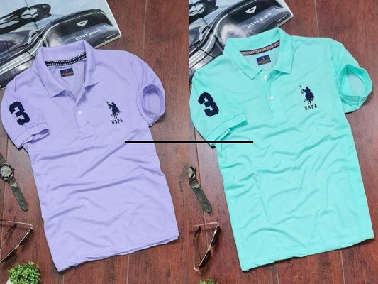 Polo Matty T-Shirts For Men (Pack Of 2)