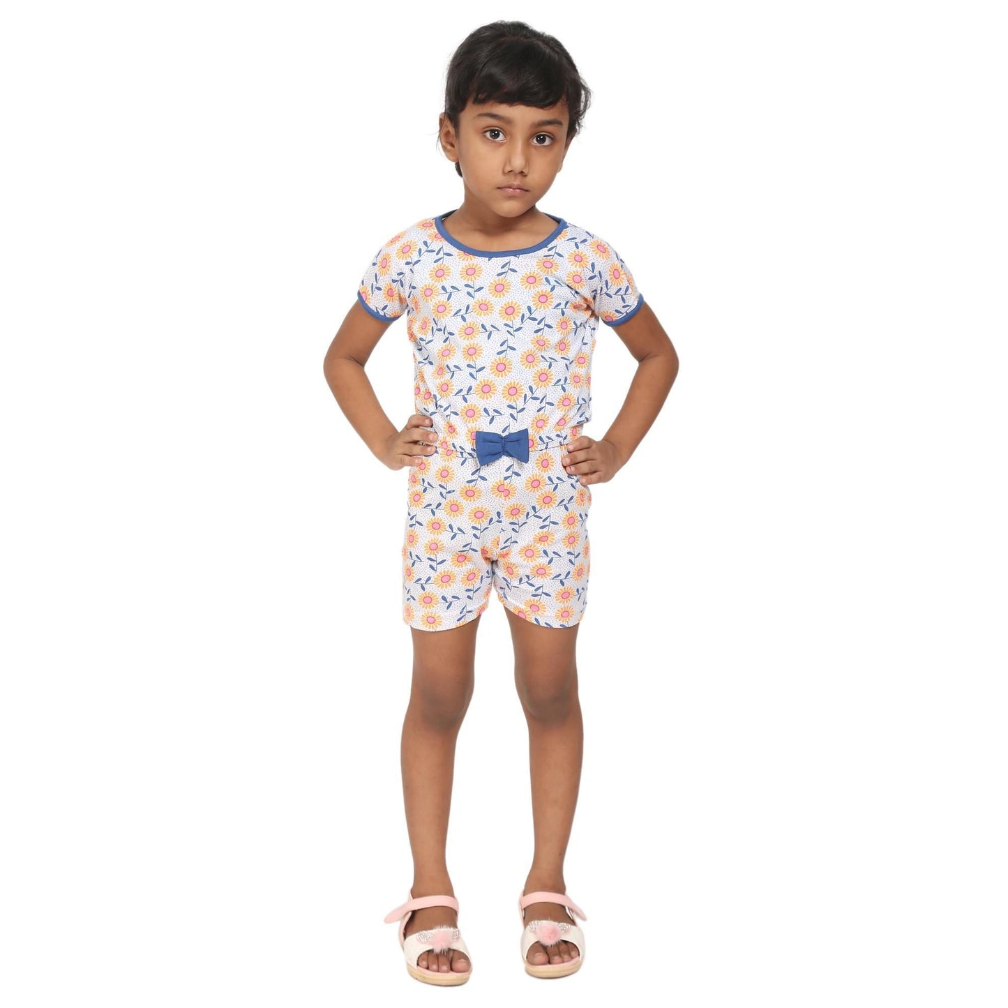 Kids Printed Jumpsuit