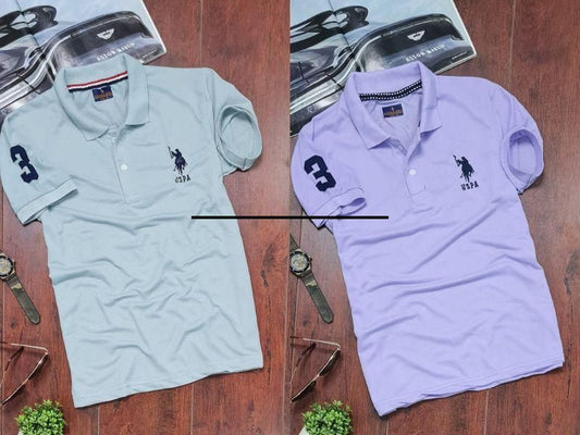 Polo Matty T-Shirts For Men (Pack Of 2)