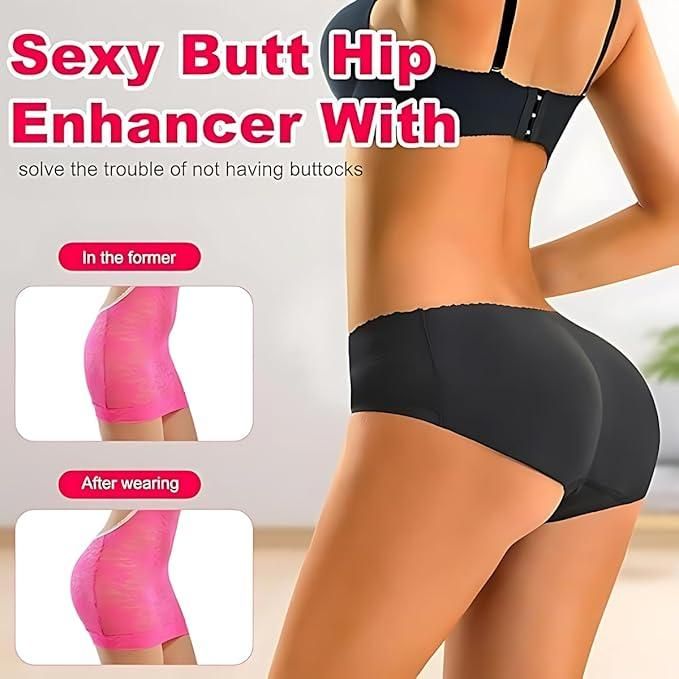 Padded Panty Butt-Shaper Inner Wear for Women, Padded Seamless Bottom Butt Hip Enhancing Briefs-1 Piece